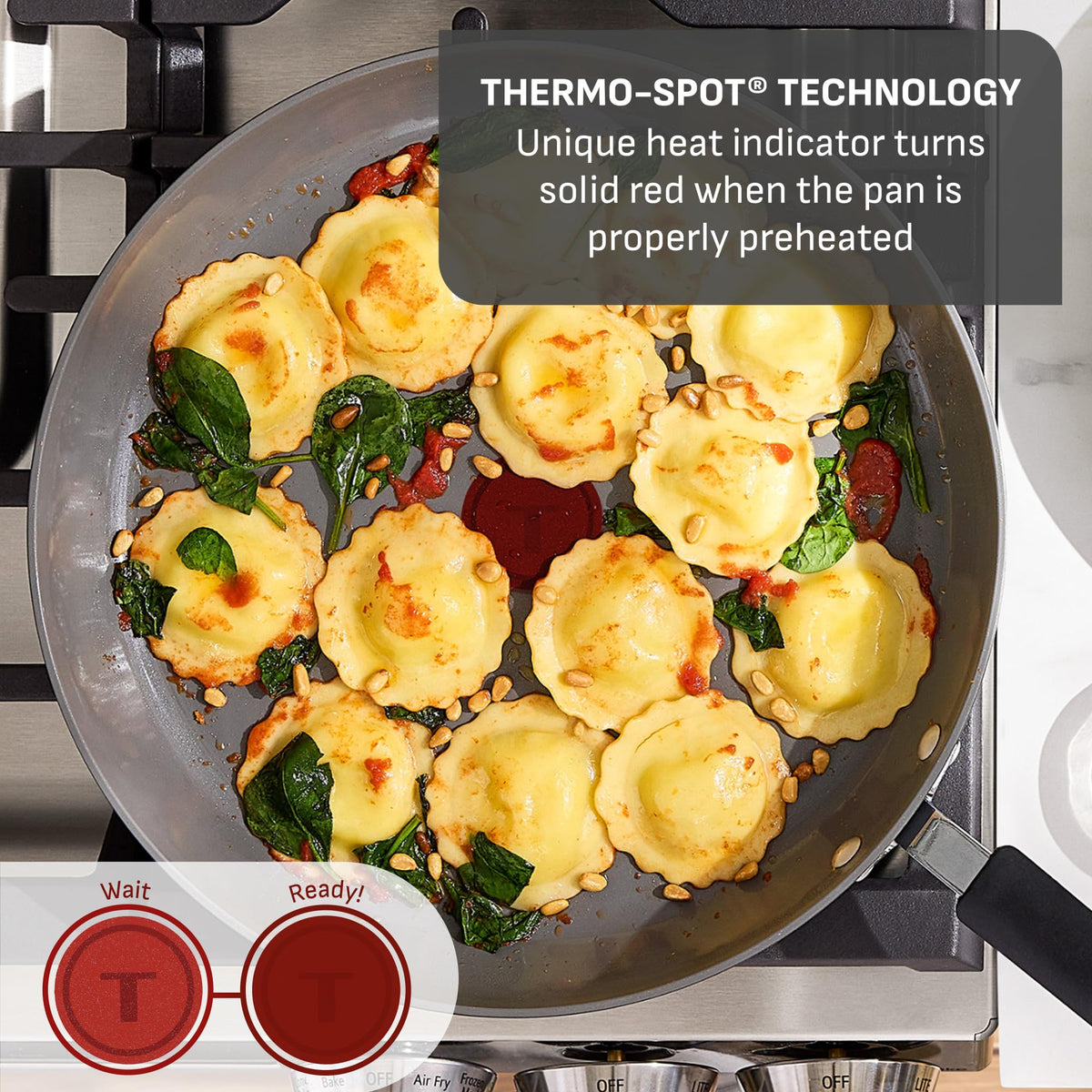 12-Piece Ceramic Nonstick Cookware Set T6484