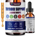 Liquid Thyroid Support Supplement with Selenium Zinc Iodine 2 Fl. Oz T172