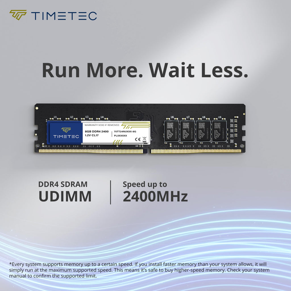 16GB Kit DDR4 2400MHz UDIMM Desktop RAM 288-Pin Non-ECC Unbuffered DIMM Memory C277436