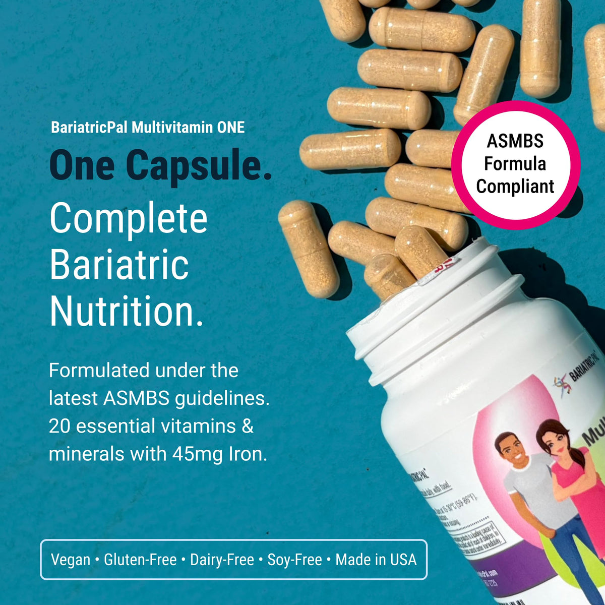 Bariatric Multivitamin 45mg Iron 30 Ct G182