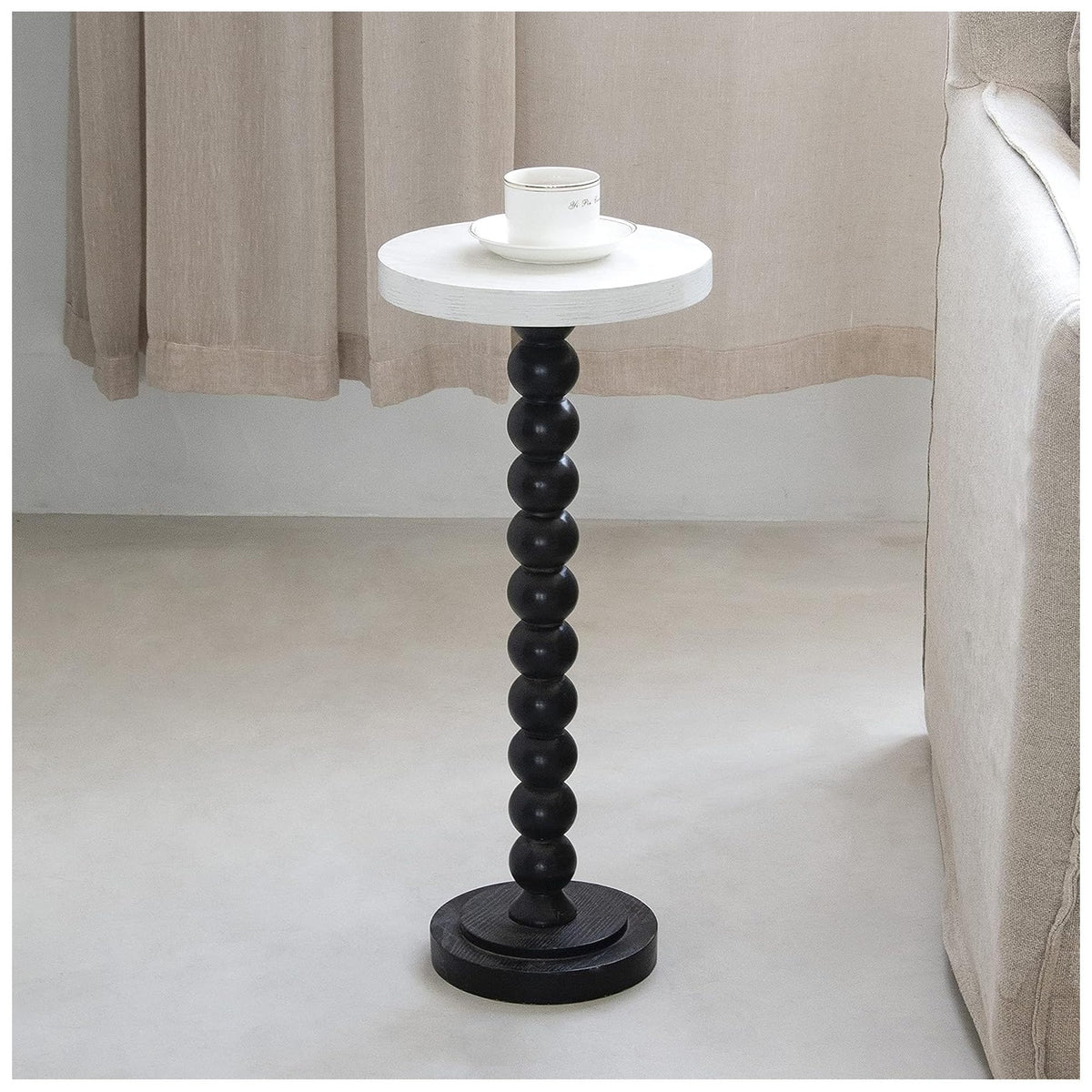 Small Pedestal End Table L8018