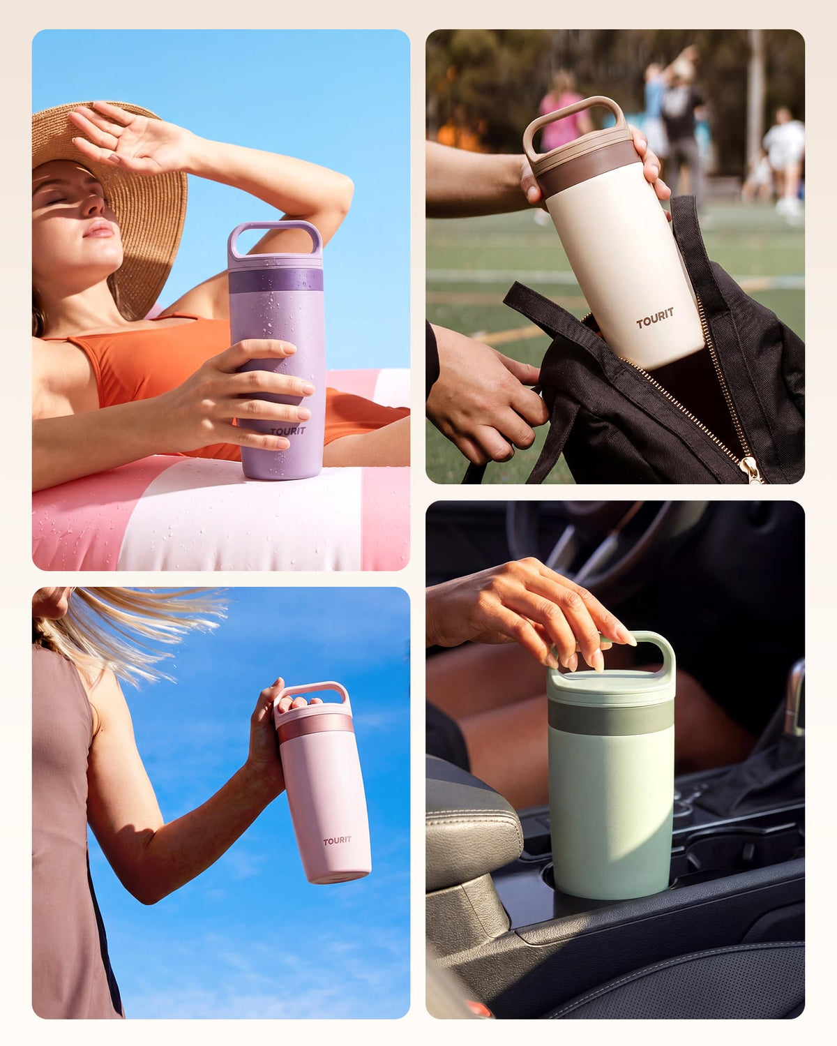 16 oz Leakproof Travel Coffee Mug H3617
