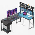 L Shaped Gaming Desk with Hutch Z4216