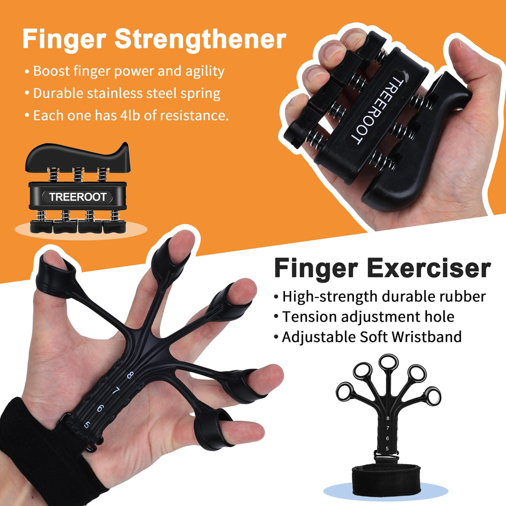 5PCS Grip Strength Trainer Kits I92857