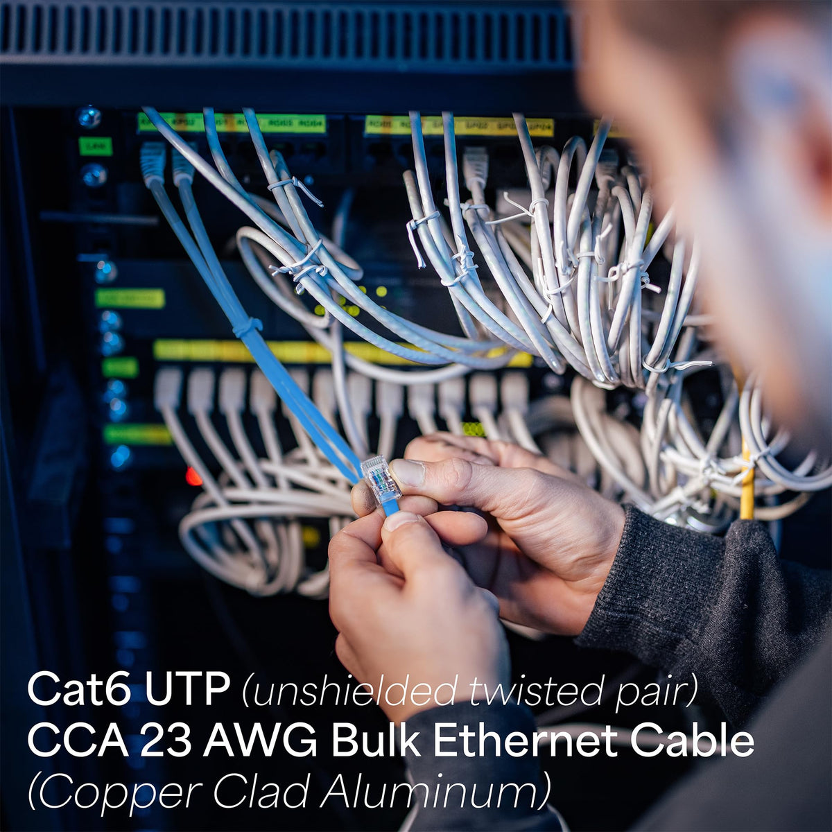 Blue 500ft Bulk Cat6 Wire A9732