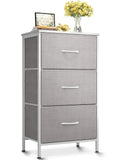 Light Grey 3 Drawer Dresser O613847