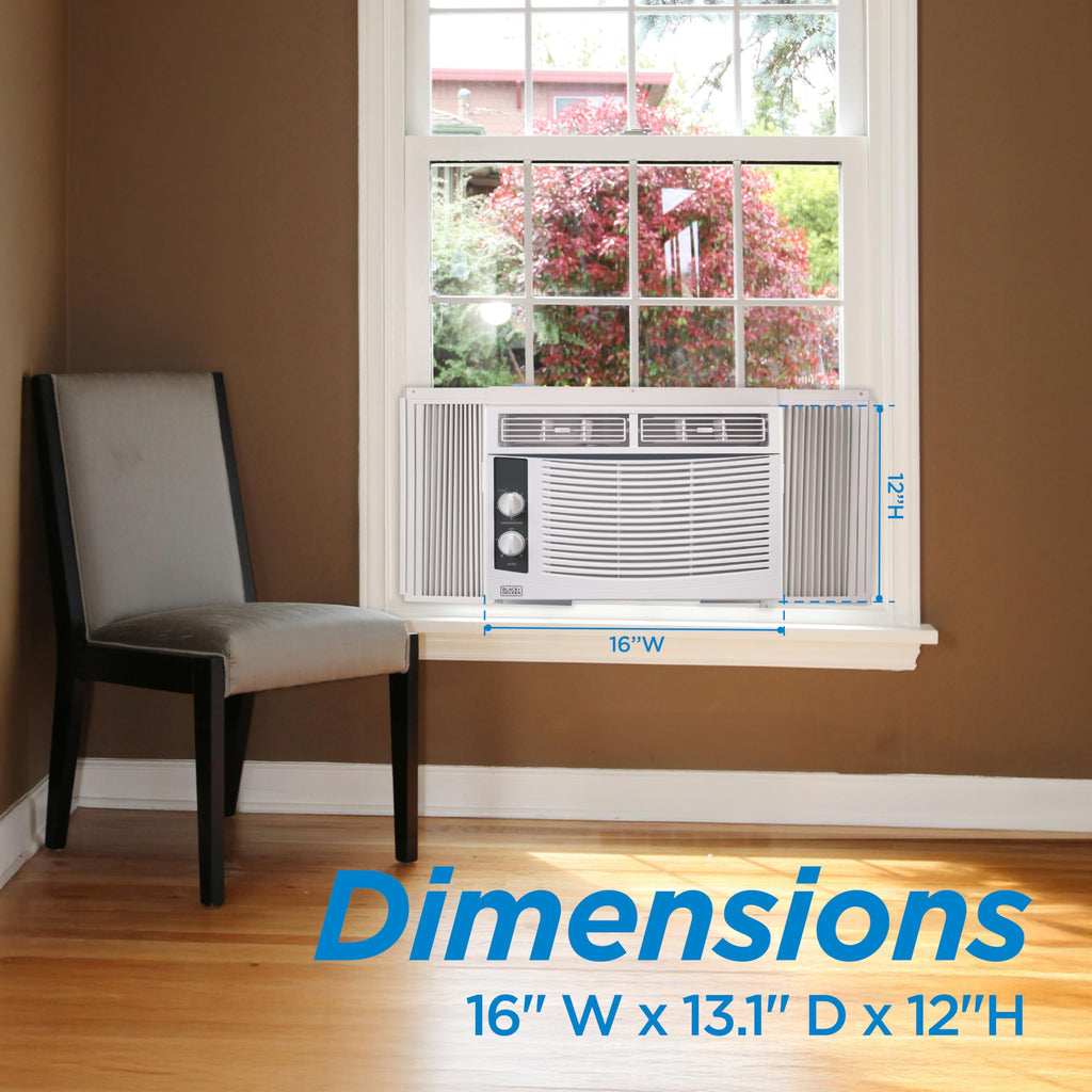 White 5,000 BTU Window Air Conditioner W856