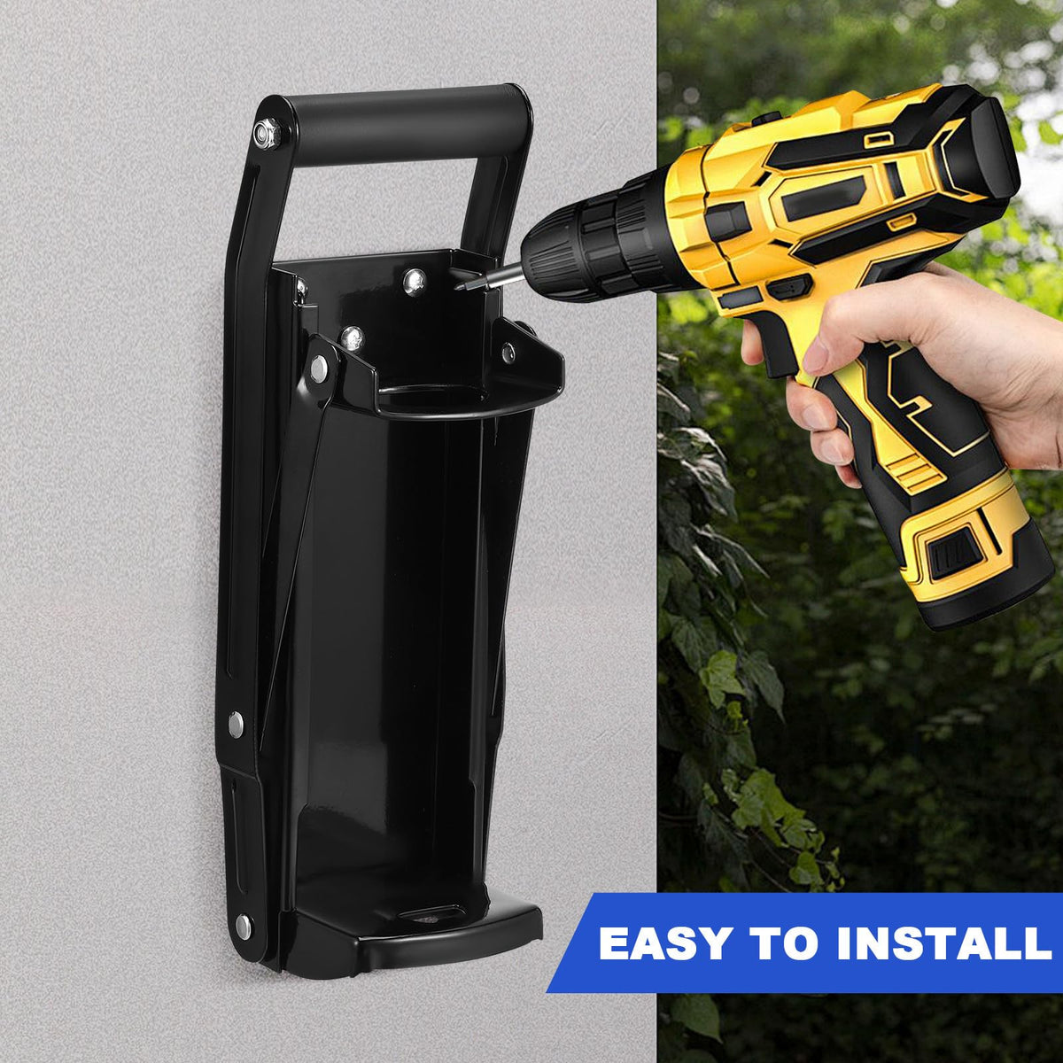 Wall Mounted Stainless Steel Can Crusher with Built in Opener T2025