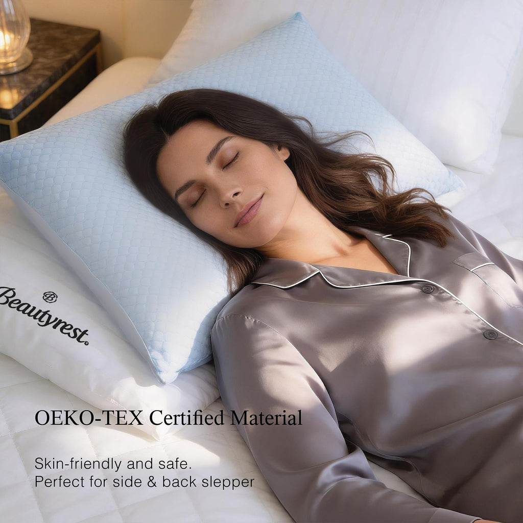 King Size Set of 2 Down Alternative Cooling Pillows F243