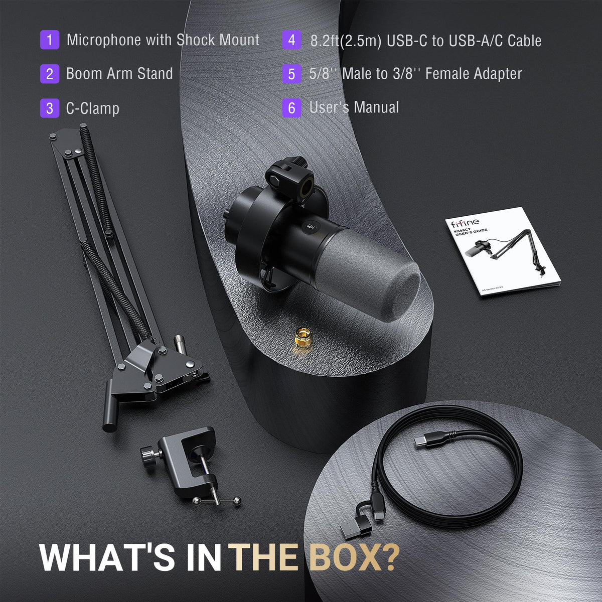 USB/XLR Dynamic Vocal Microphone Kit H9272