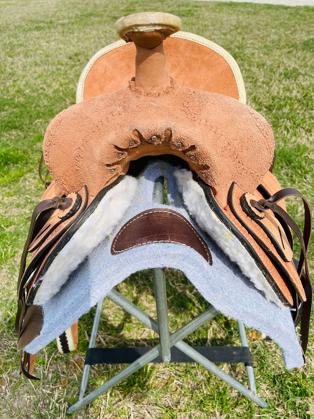 Genuine Leather Western Youth Saddle A86445