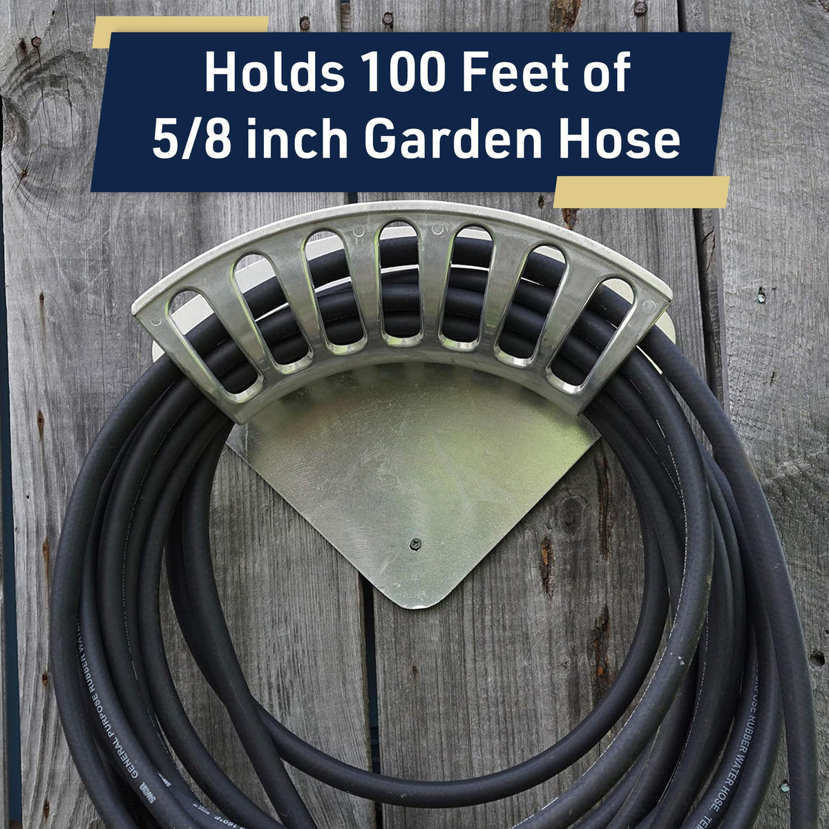 Garden Water Hose Holder for 200ft 1/2" Hosing S218599
