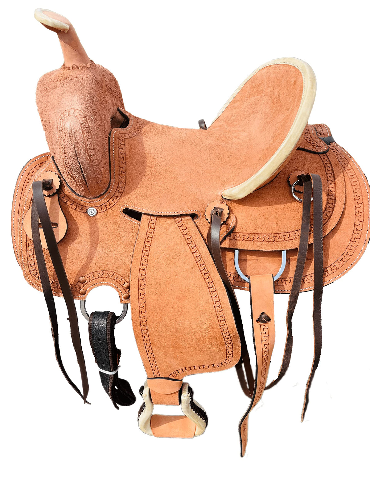 Genuine Leather Western Youth Saddle A86445