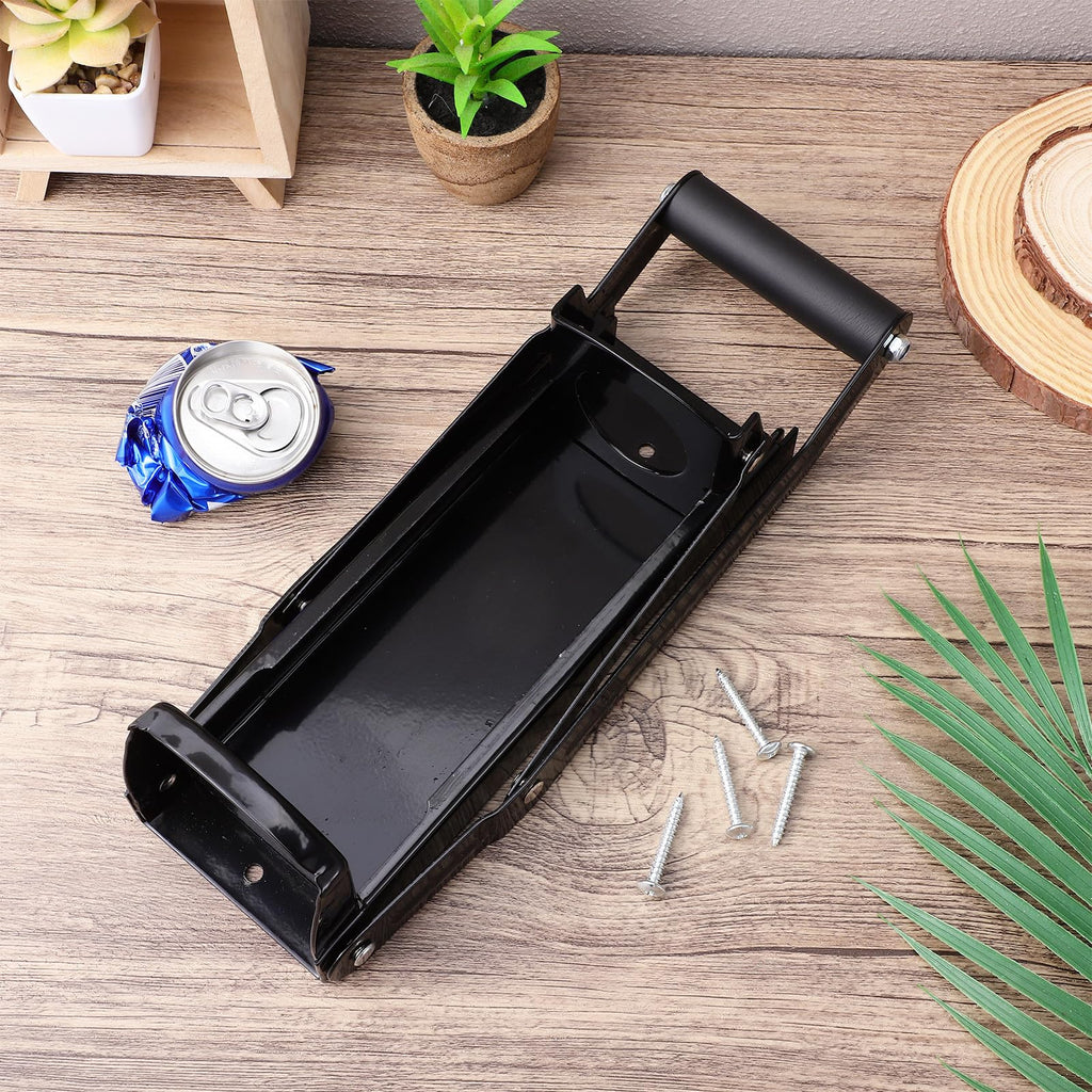 Wall Mounted Stainless Steel Can Crusher with Built in Opener T2025