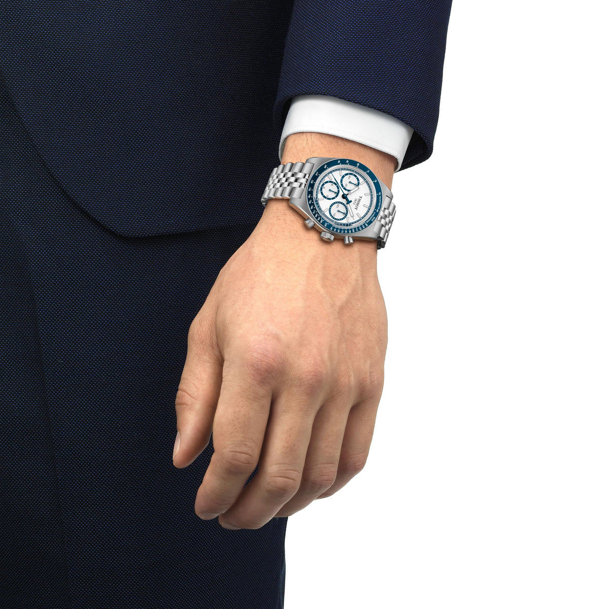 White Dial 41mm Automatic Chronograph Watch G4401
